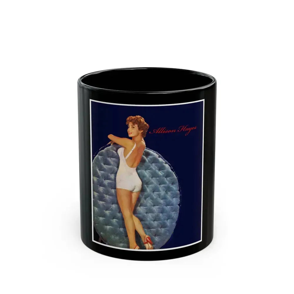 Allison Hayes #163 (Vintage Female Icon) Black Coffee Mug 11oz - Go Mug Yourself