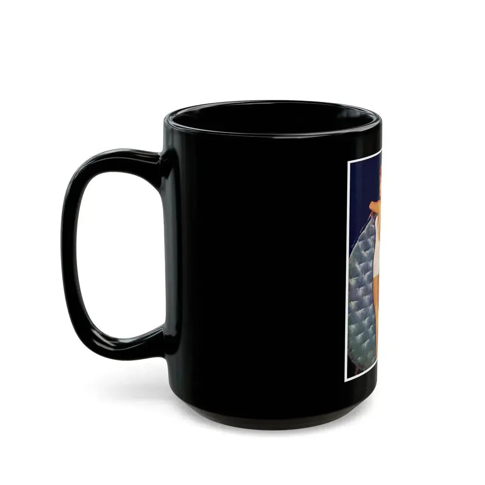 Allison Hayes #163 (Vintage Female Icon) Black Coffee Mug - Go Mug Yourself