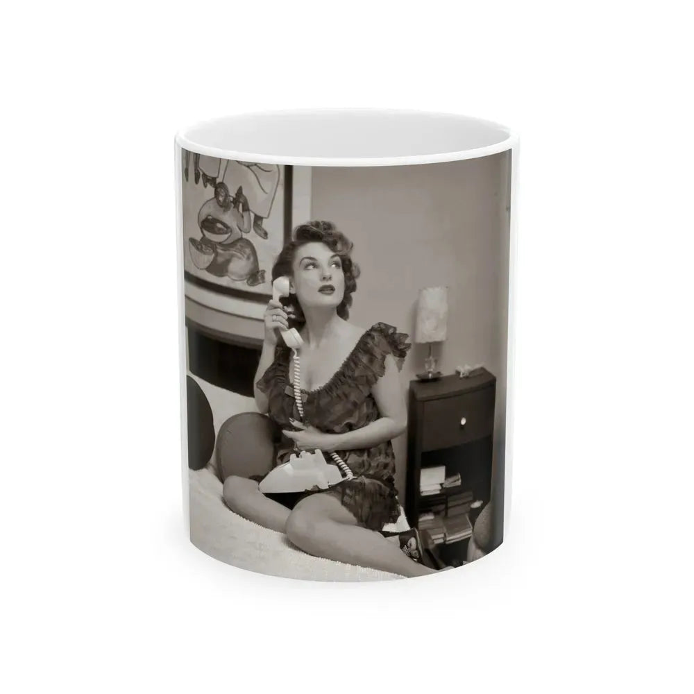 Allison Hayes #173_1 (Vintage Female Icon) White Coffee Mug 11oz - Go Mug Yourself
