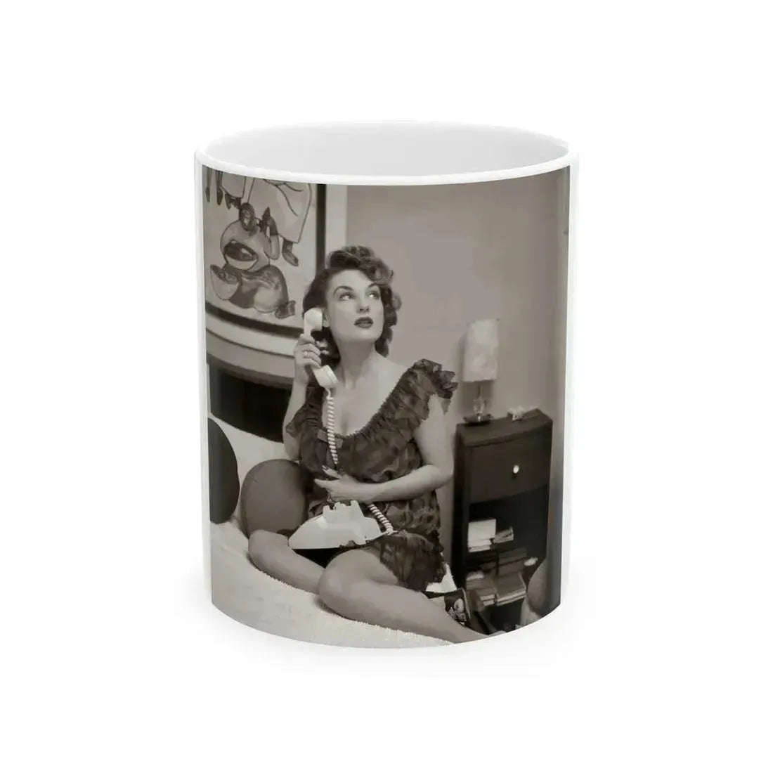Allison Hayes #173_1 (Vintage Female Icon) White Coffee Mug 11oz - Go Mug Yourself