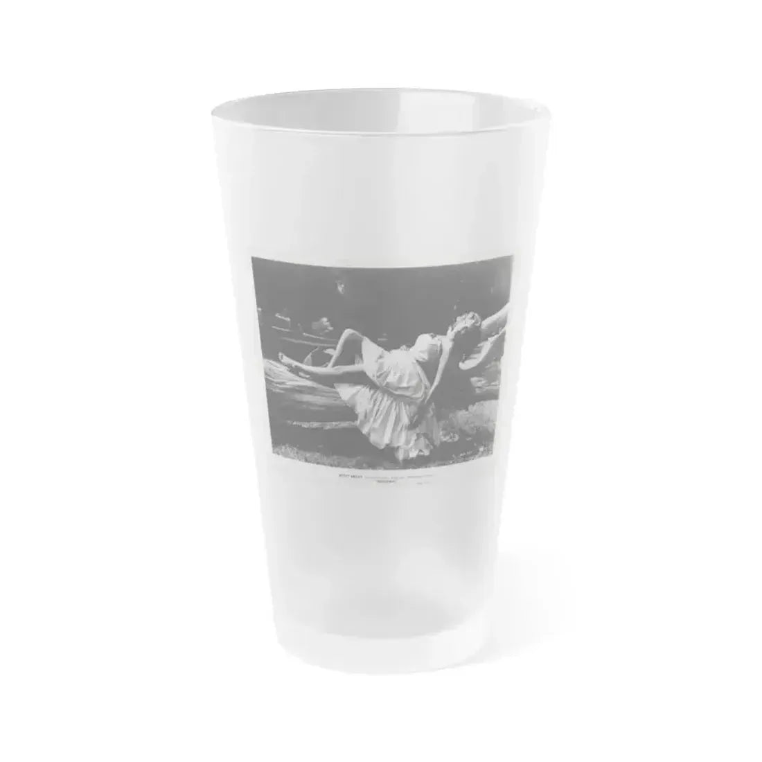 Allison Hayes #174 (Vintage Female Icon) Frosted Pint Glass 16oz 16oz Frosted - Go Mug Yourself