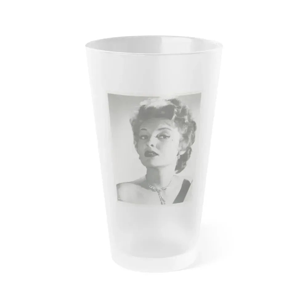 Allison Hayes #175 (Vintage Female Icon) Frosted Pint Glass 16oz 16oz Frosted - Go Mug Yourself