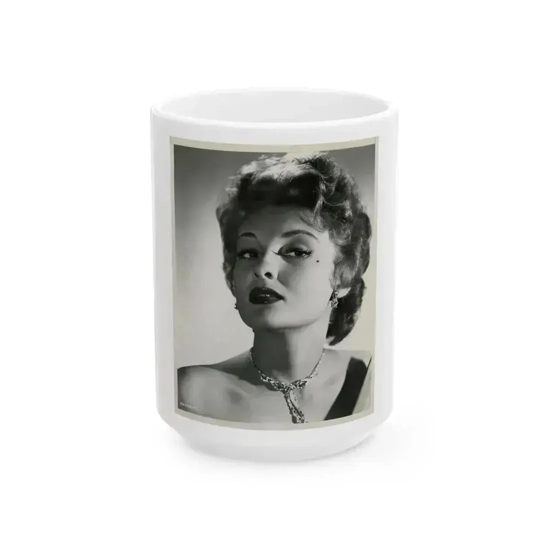 Allison Hayes #175 (Vintage Female Icon) White Coffee Mug 15oz - Go Mug Yourself