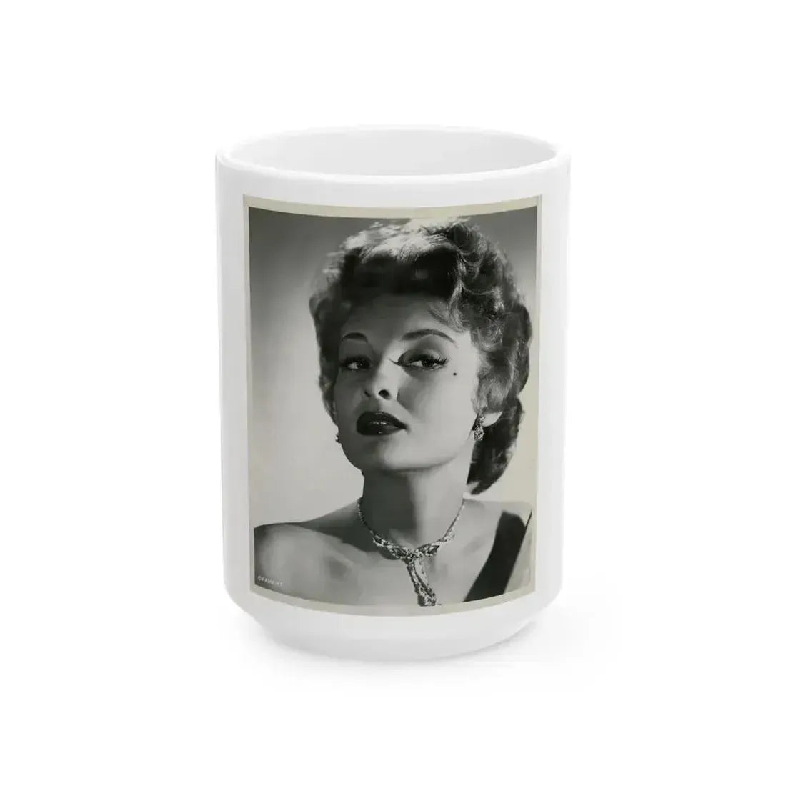 Allison Hayes #175 (Vintage Female Icon) White Coffee Mug 15oz - Go Mug Yourself