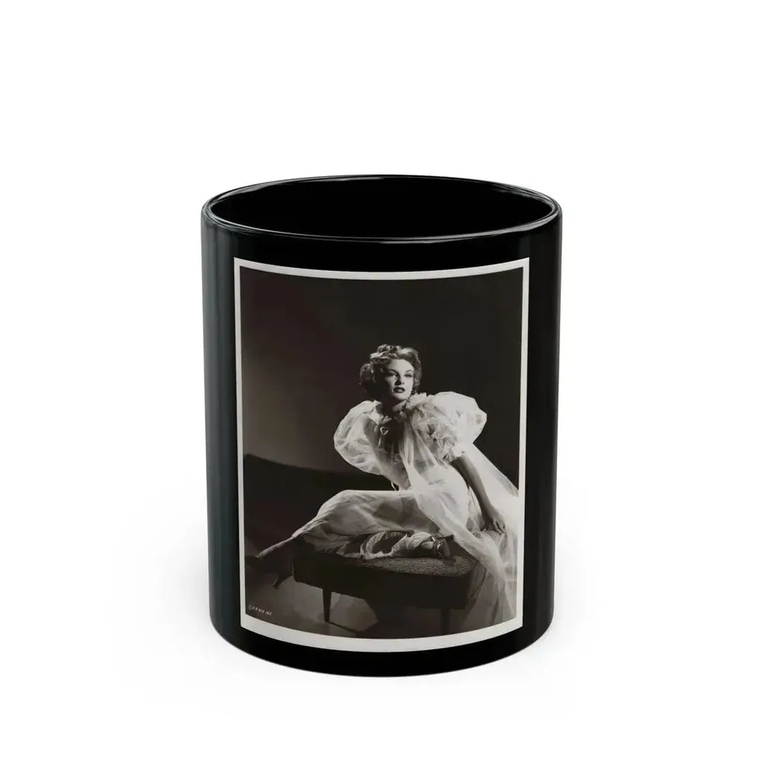 Allison Hayes #177 (Vintage Female Icon) Black Coffee Mug 11oz - Go Mug Yourself