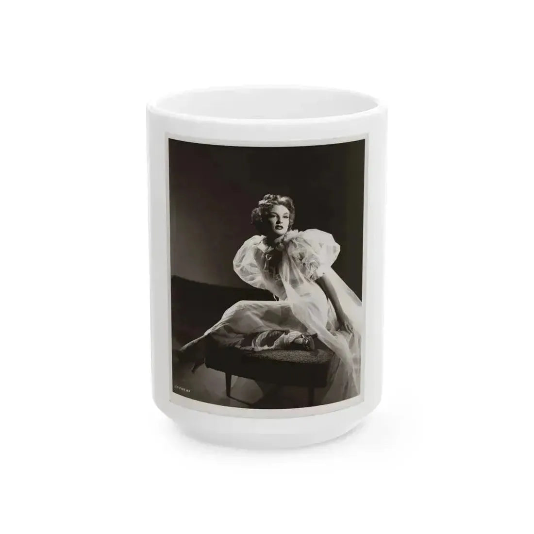 Allison Hayes #177 (Vintage Female Icon) White Coffee Mug 15oz - Go Mug Yourself