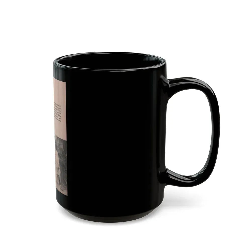Allison Hayes #178 - 1 Page of 1 with, 2 B&W Photos & Caption from Bold Pocket Mag. Jan. '56 (Vintage Female Icon) Black Coffee Mug - Go Mug Yourself
