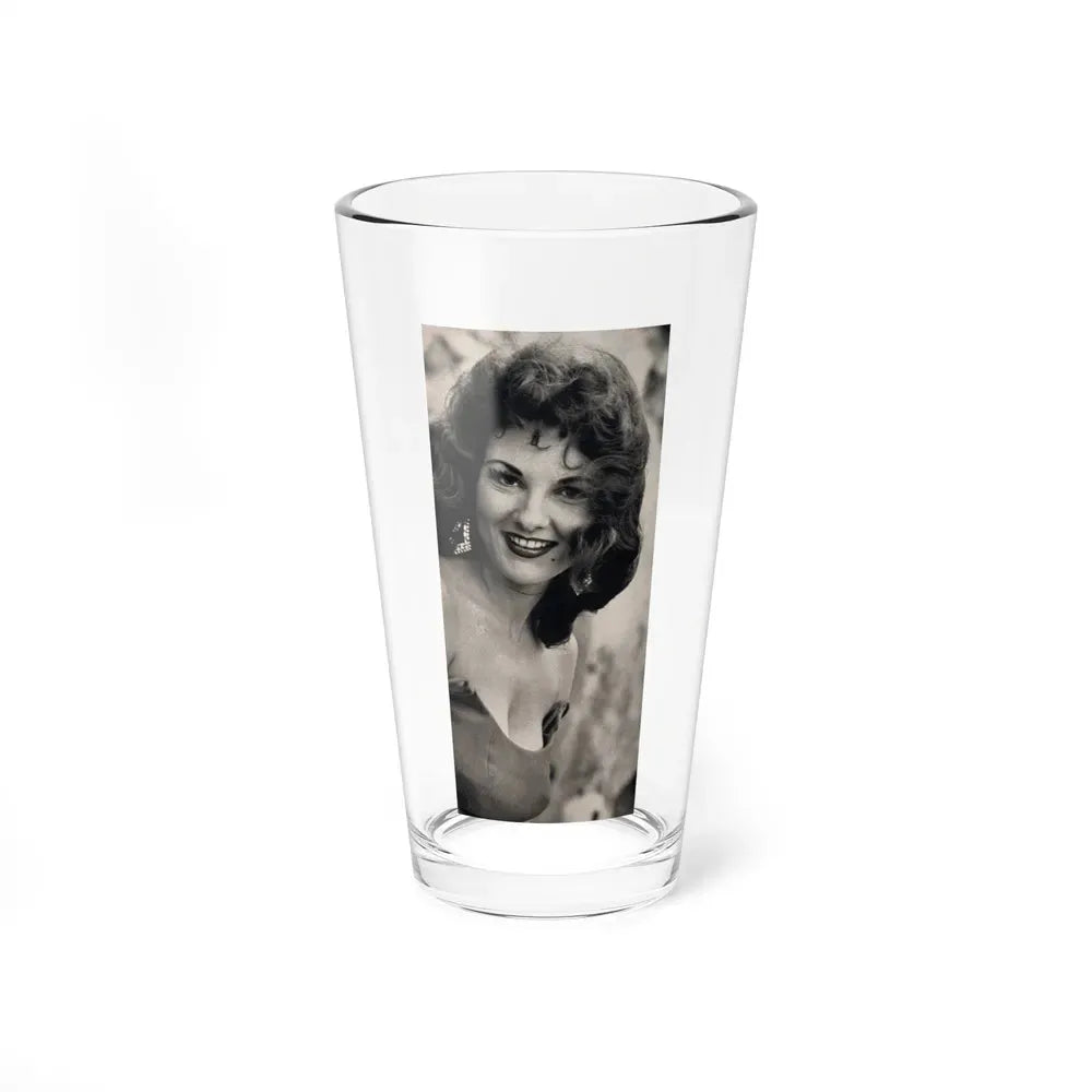 Allison Hayes #179 - Topless B&W Photo from GenT Magazine Oct. '58 Page 56 (Vintage Female Icon) Pint Glass 16oz 16oz - Go Mug Yourself