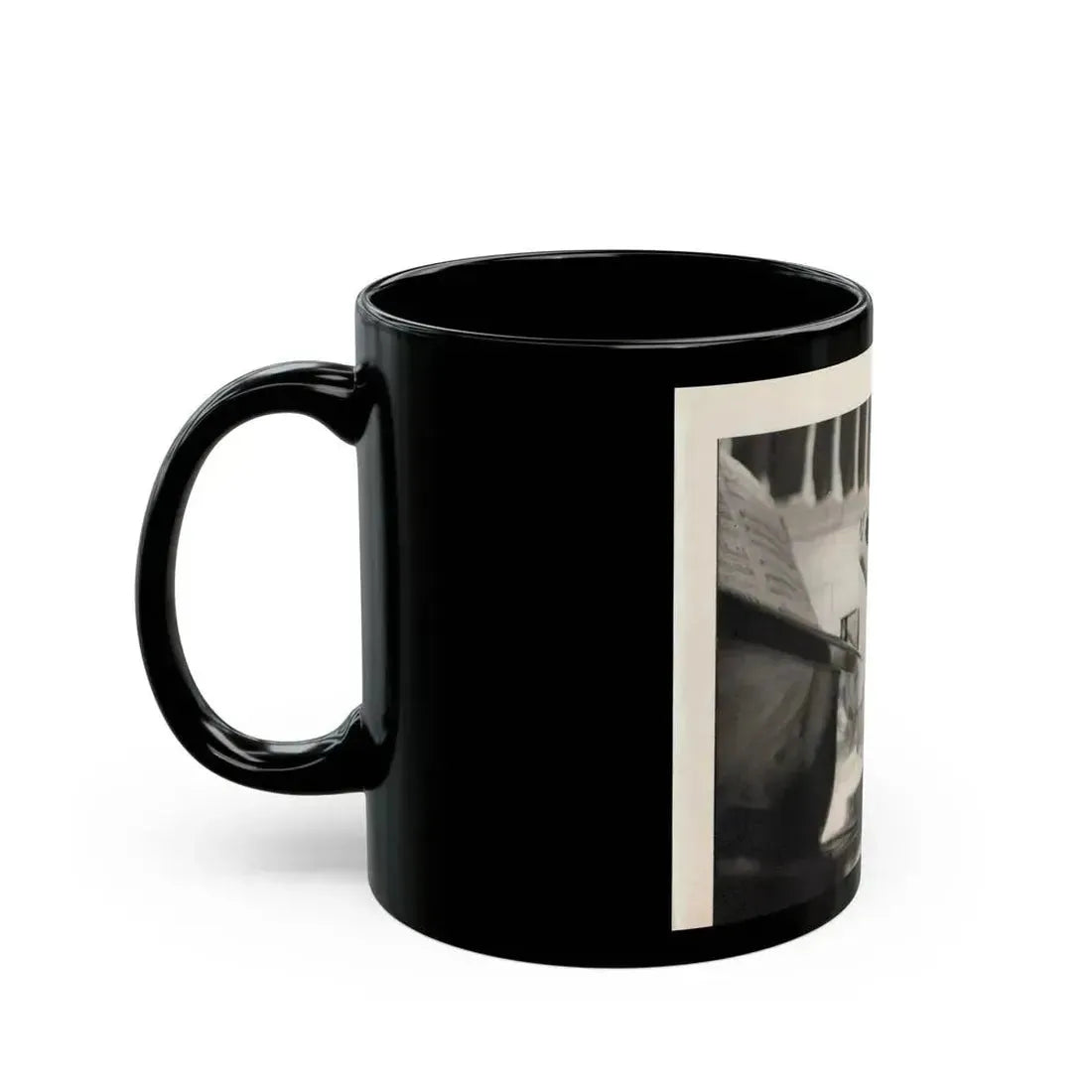 Allison Hayes #179 - Topless B&W Photo from GenT Magazine Oct. '58 Page 57 (Vintage Female Icon) Black Coffee Mug - Go Mug Yourself
