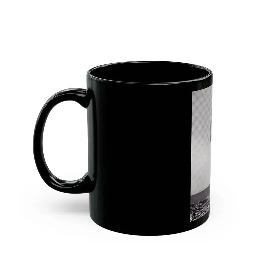 Allison Hayes #18 - B&W Full Body One Piece Swimsuit Cheesecake Pin-Up Photo (Vintage Female Icon) Black Coffee Mug - Go Mug Yourself