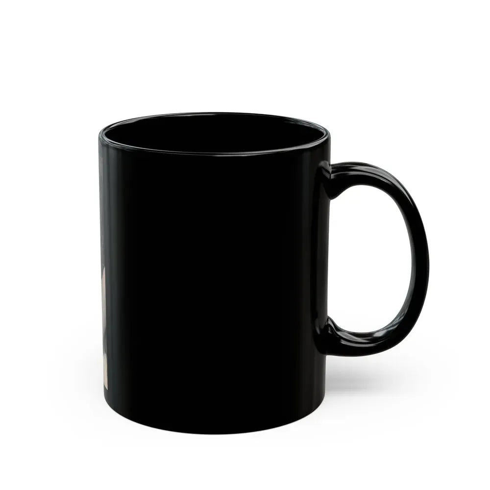Allison Hayes #180 - 1 B&W Photo from GenT Magazine Oct. '58 Page 59 (Vintage Female Icon) Black Coffee Mug - Go Mug Yourself