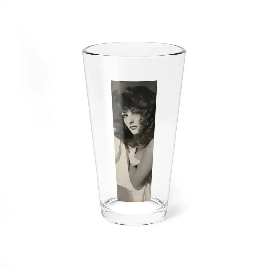 Allison Hayes #180 - 1 B&W Photo from GenT Magazine Oct. '58 Page 59 (Vintage Female Icon) Pint Glass 16oz 16oz - Go Mug Yourself