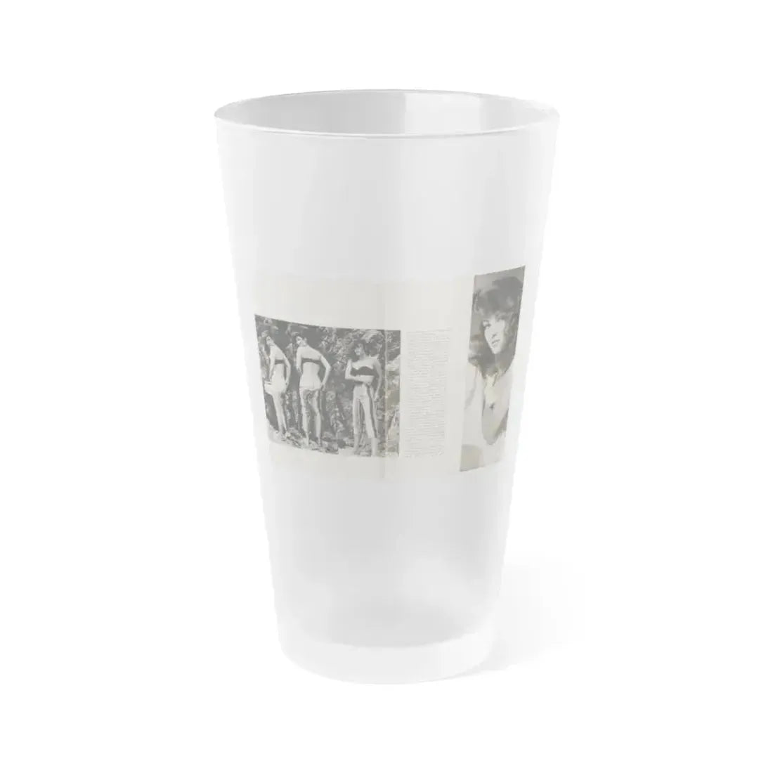 Allison Hayes #180 - Pages 3 & 4 of 5 with, 2 B&W Photos & Article Continued from GenT Mag. Oct. '58 (Vintage Female Icon) Frosted Pint Glass 16oz 16oz Frosted - Go Mug Yourself