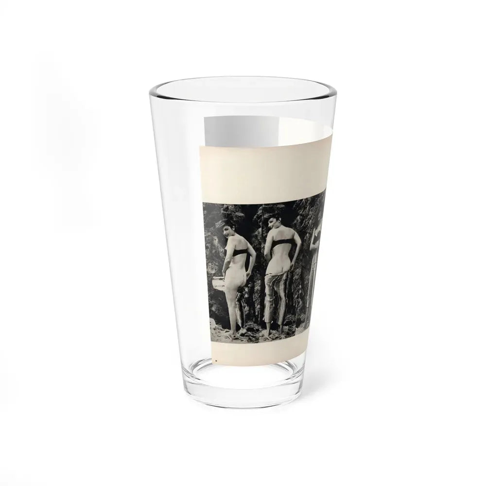 Allison Hayes #180 - Pages 3 & 4 of 5 with, 2 B&W Photos & Article Continued from GenT Mag. Oct. '58 (Vintage Female Icon) Pint Glass 16oz - Go Mug Yourself