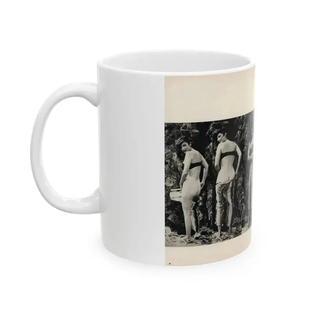 Allison Hayes #180 - Pages 3 & 4 of 5 with, 2 B&W Photos & Article Continued from GenT Mag. Oct. '58 (Vintage Female Icon) White Coffee Mug - Go Mug Yourself