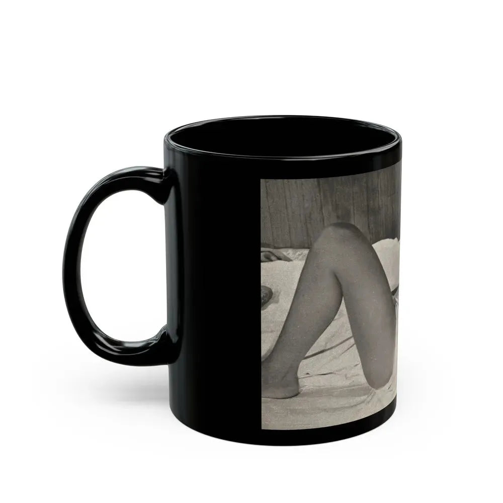 Allison Hayes #181- 1 B&W from GenT Magazine Oct. '58 Page 58 (Vintage Female Icon) Black Coffee Mug - Go Mug Yourself
