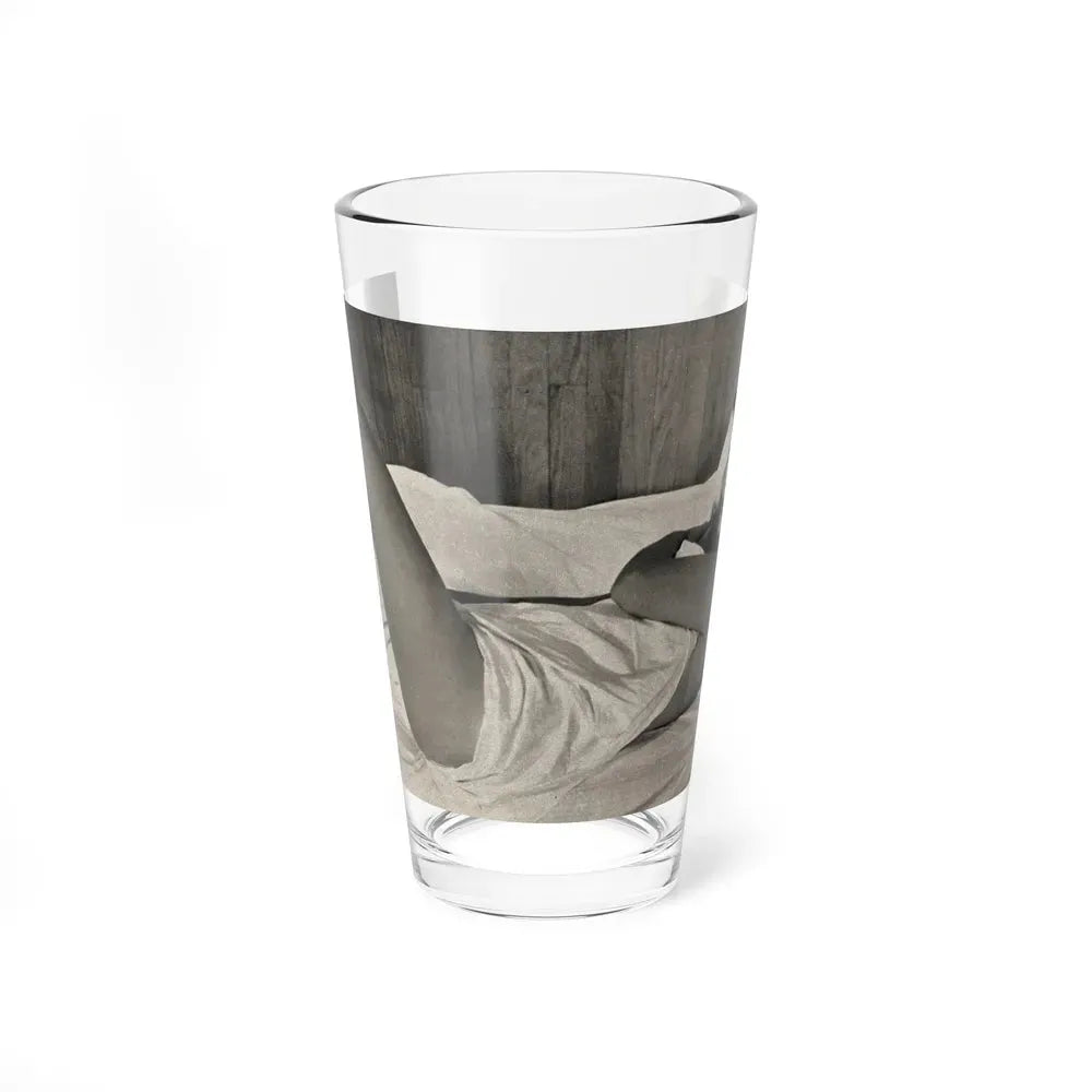 Allison Hayes #181- 1 B&W from GenT Magazine Oct. '58 Page 58 (Vintage Female Icon) Pint Glass 16oz 16oz - Go Mug Yourself