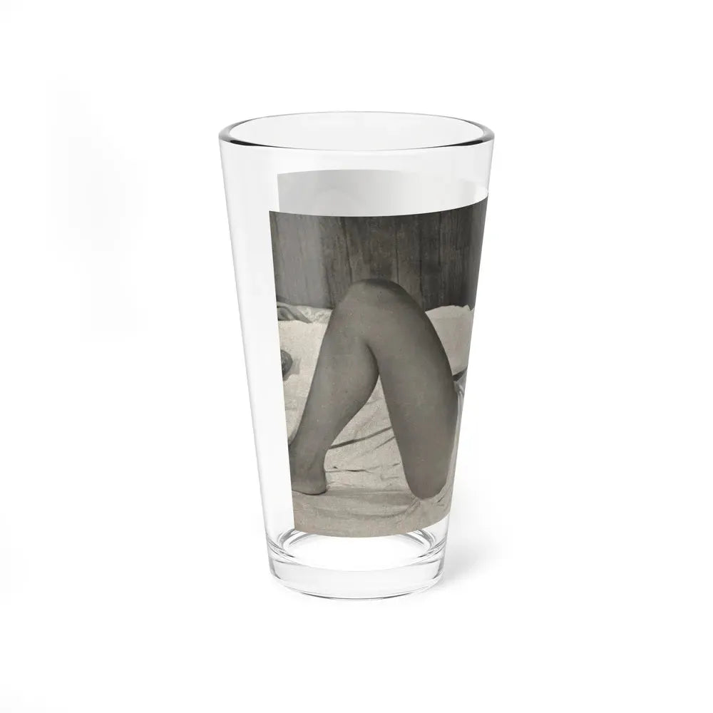 Allison Hayes #181- 1 B&W from GenT Magazine Oct. '58 Page 58 (Vintage Female Icon) Pint Glass 16oz - Go Mug Yourself