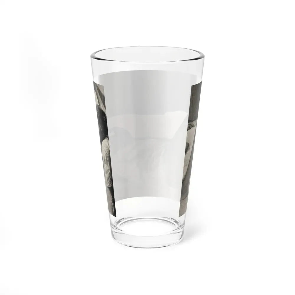 Allison Hayes #181- 1 B&W from GenT Magazine Oct. '58 Page 58 (Vintage Female Icon) Pint Glass 16oz - Go Mug Yourself