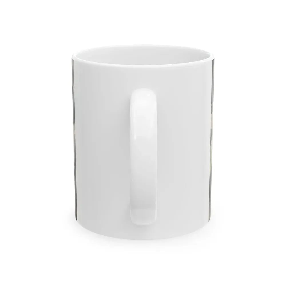 Allison Hayes #181- 1 B&W from GenT Magazine Oct. '58 Page 58 (Vintage Female Icon) White Coffee Mug - Go Mug Yourself