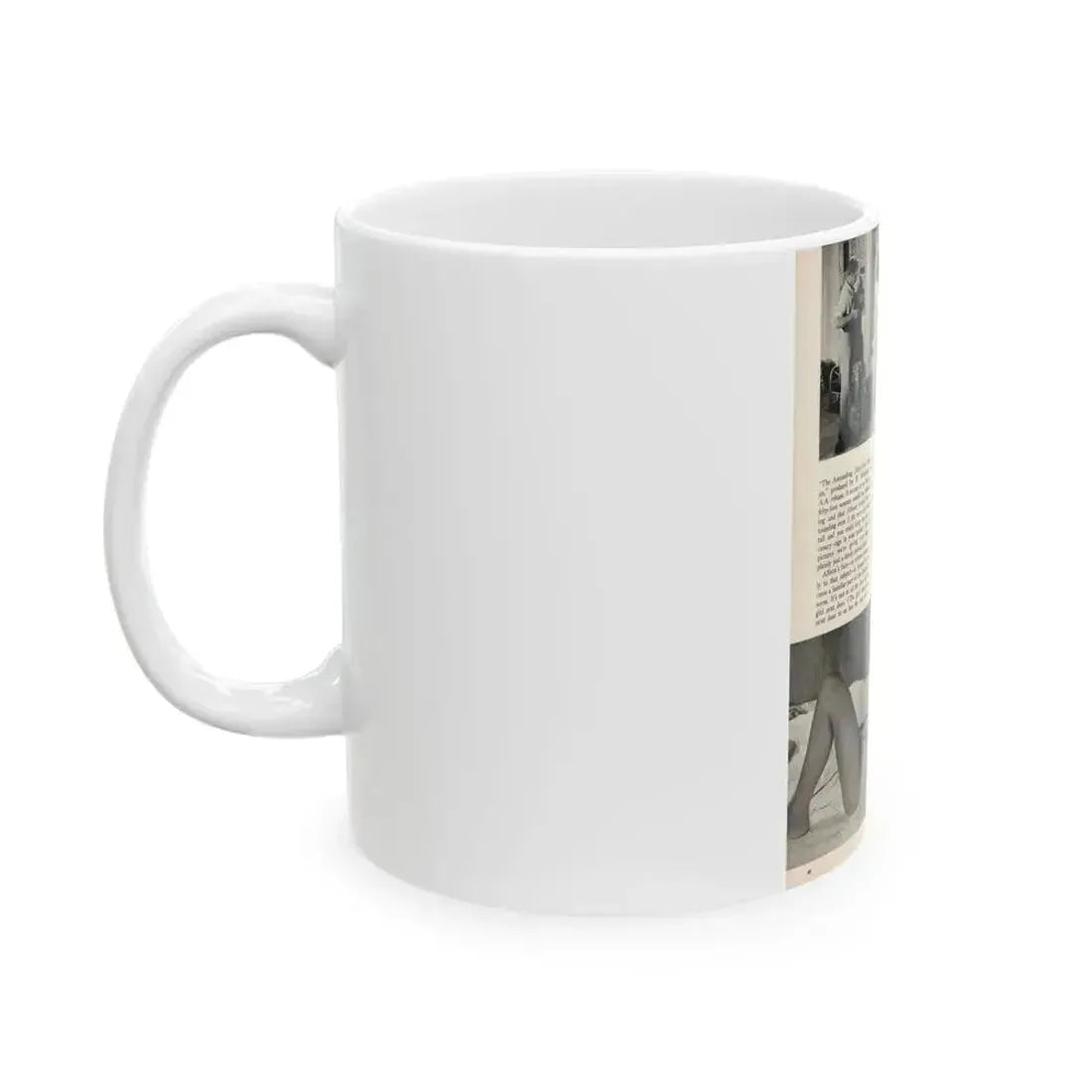 Allison Hayes #181 - Pages 5 of 5 with, 3 B&W Photos & End of Article from GenT Mag. Oct. '58 (Vintage Female Icon) White Coffee Mug - Go Mug Yourself