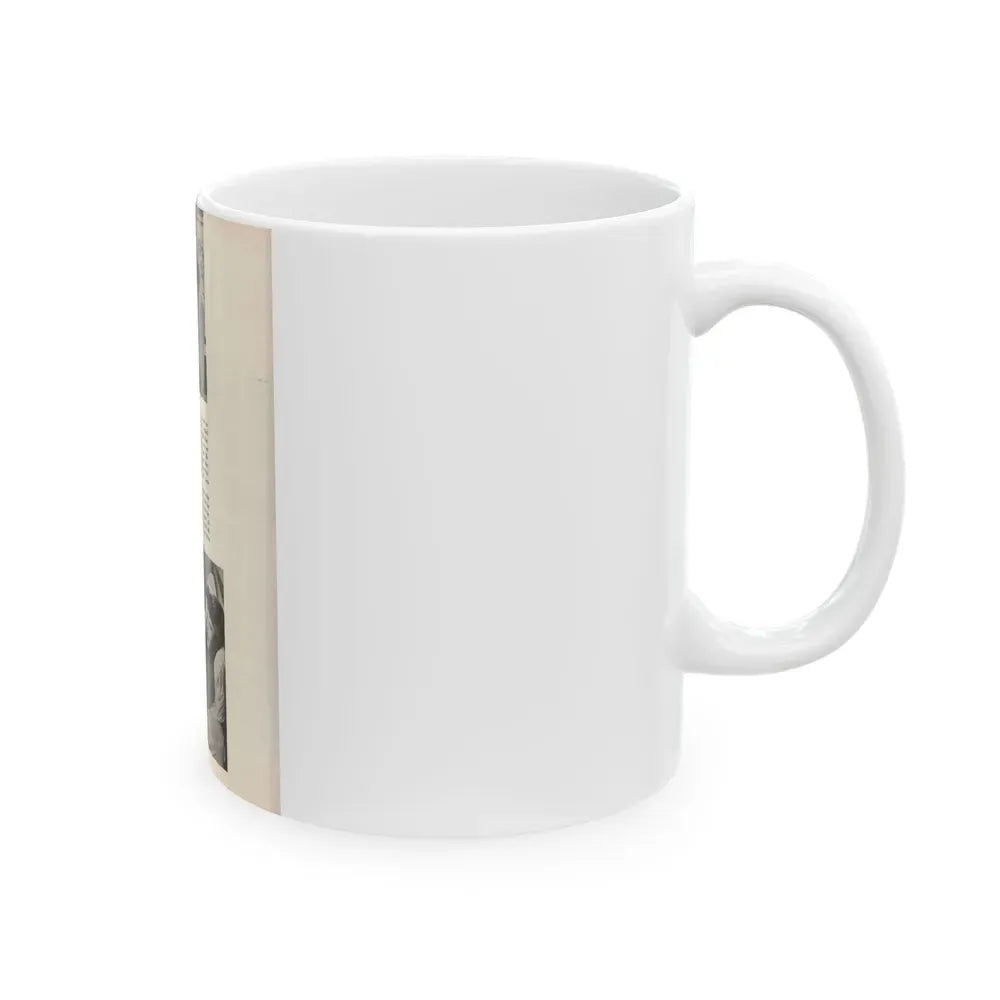 Allison Hayes #181 - Pages 5 of 5 with, 3 B&W Photos & End of Article from GenT Mag. Oct. '58 (Vintage Female Icon) White Coffee Mug - Go Mug Yourself