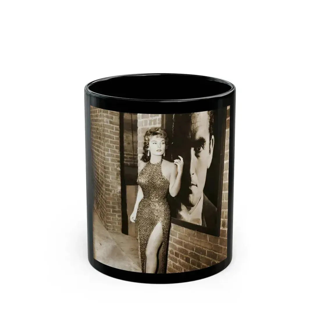Allison Hayes #187 (Vintage Female Icon) Black Coffee Mug 11oz - Go Mug Yourself