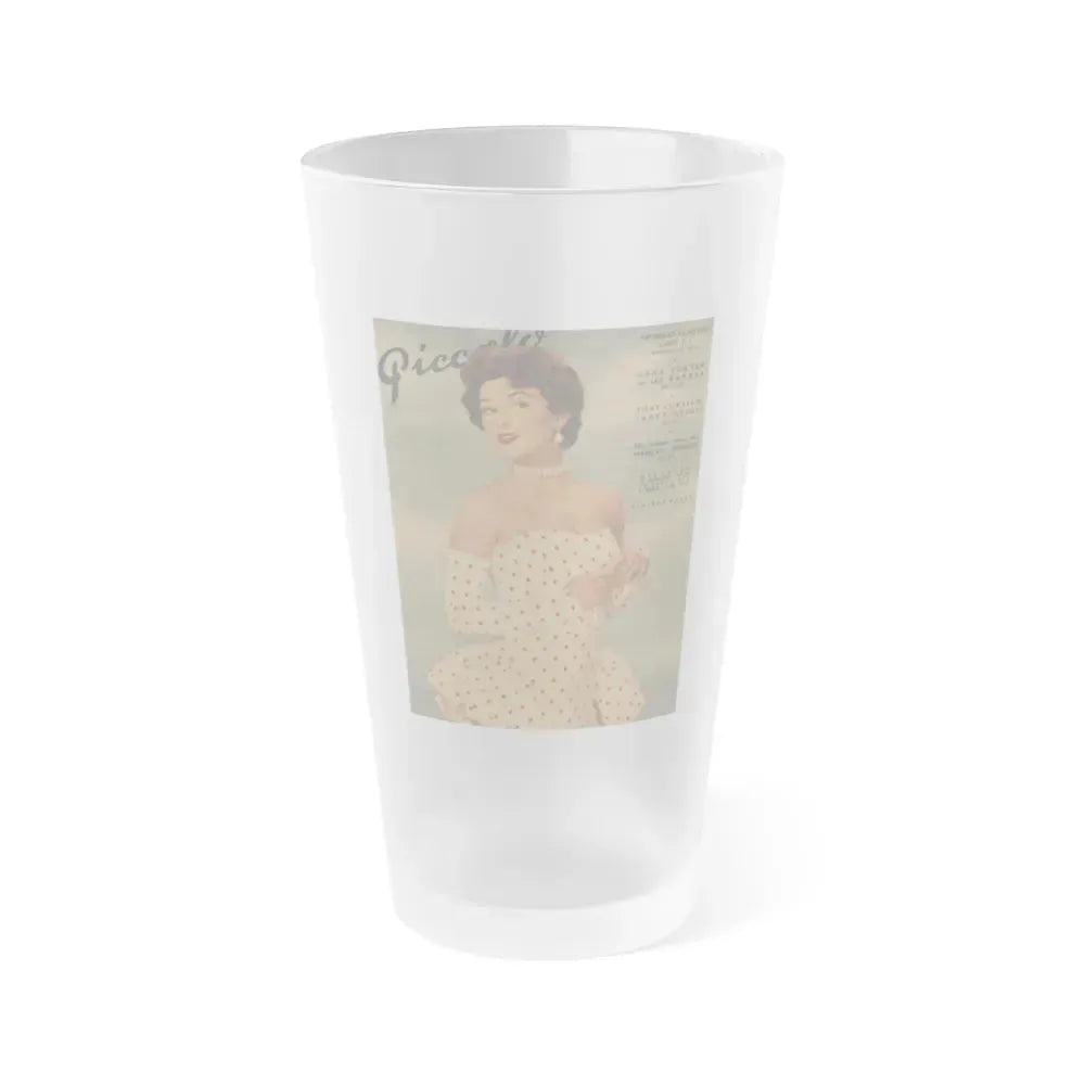 Allison Hayes #189 1 (Vintage Female Icon) Frosted Pint Glass 16oz 16oz Frosted - Go Mug Yourself