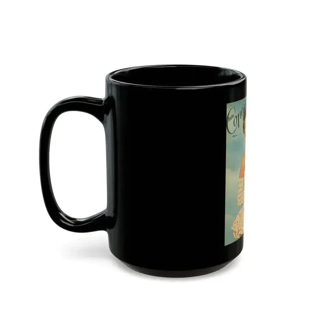 Allison Hayes #189 (Vintage Female Icon) Black Coffee Mug - Go Mug Yourself