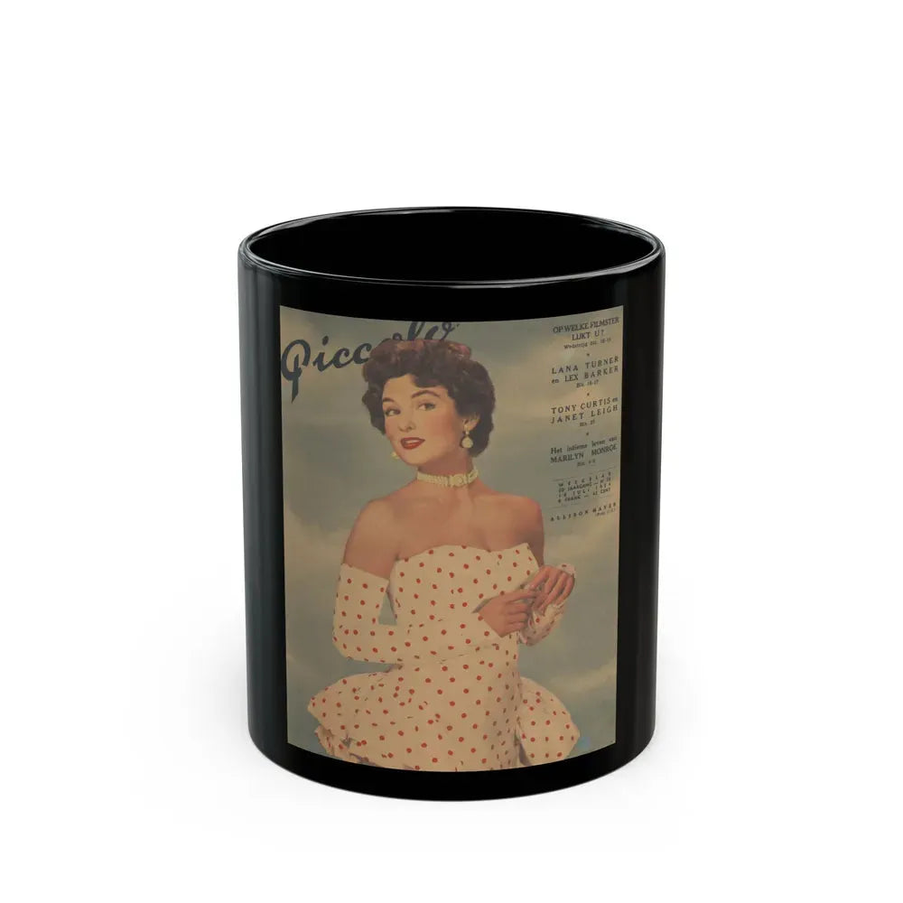 Allison Hayes #189_1 (Vintage Female Icon) Black Coffee Mug 11oz - Go Mug Yourself