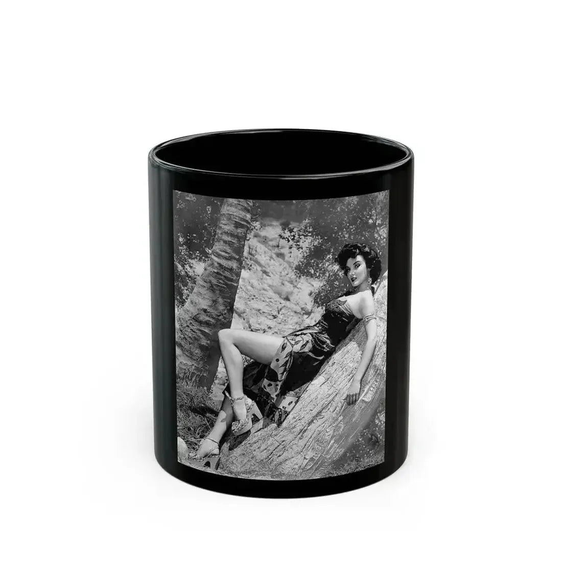 Allison Hayes #19 (Vintage Female Icon) Black Coffee Mug 11oz - Go Mug Yourself