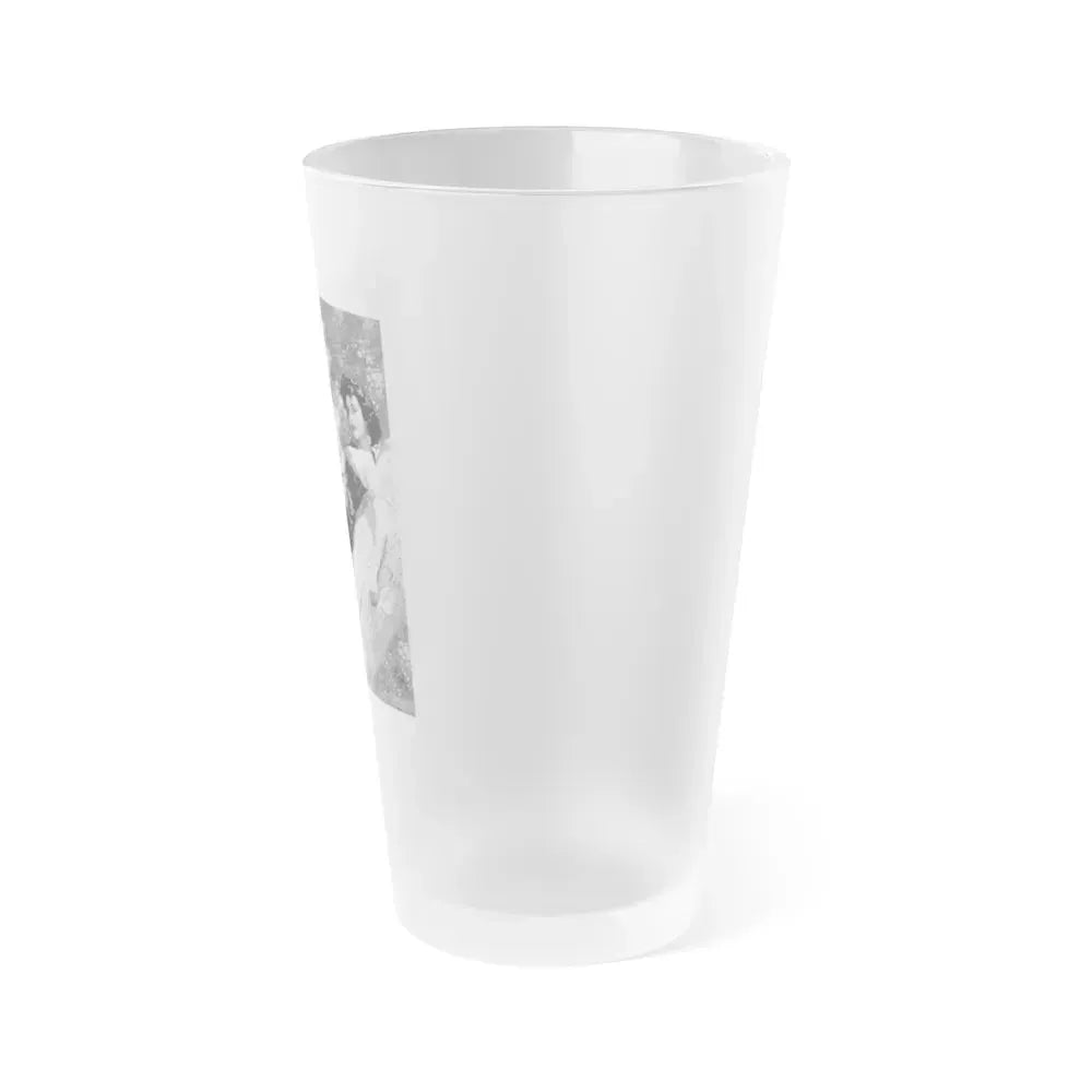 Allison Hayes #19 (Vintage Female Icon) Frosted Pint Glass 16oz - Go Mug Yourself