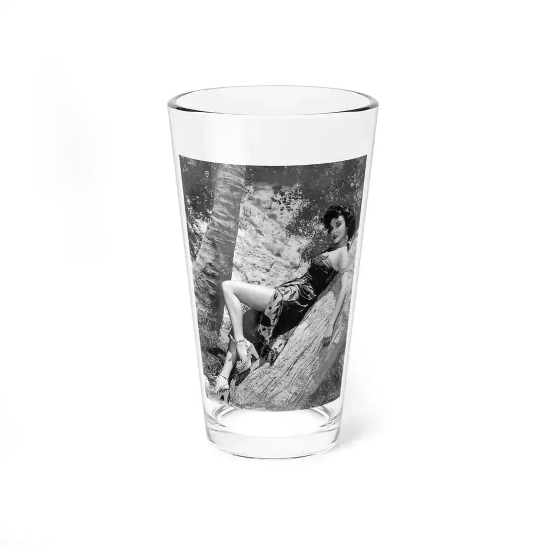 Allison Hayes #19 (Vintage Female Icon) Pint Glass 16oz 16oz - Go Mug Yourself