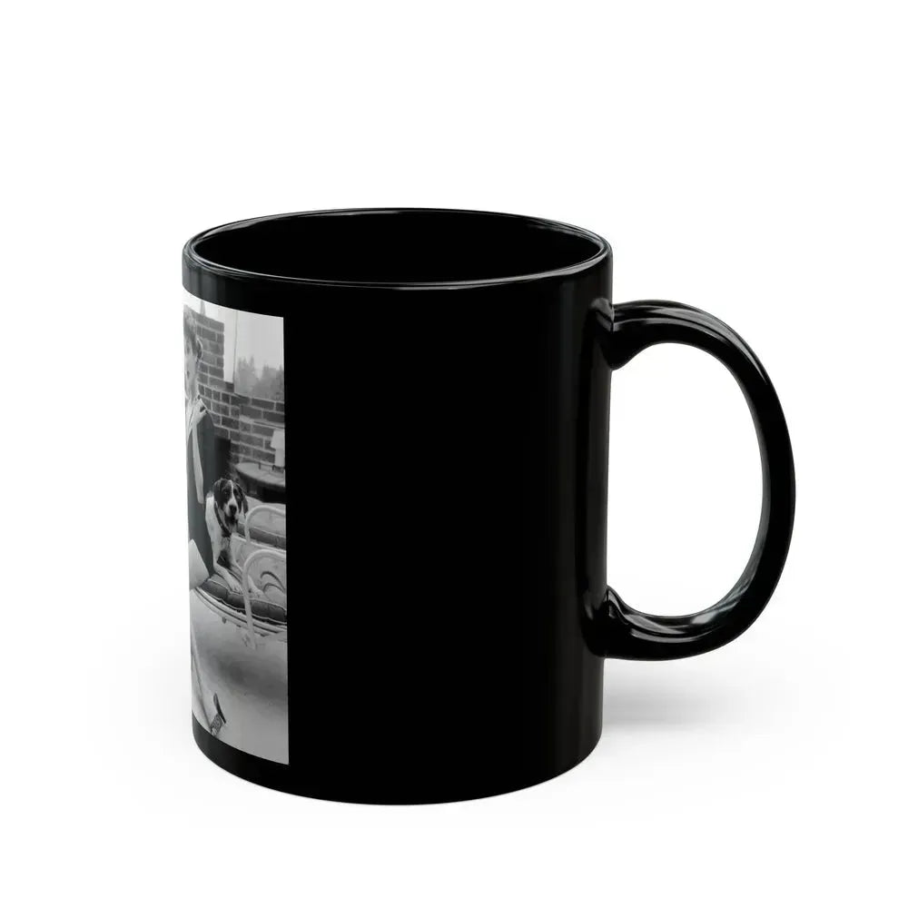 Allison Hayes #190 (Vintage Female Icon) Black Coffee Mug - Go Mug Yourself