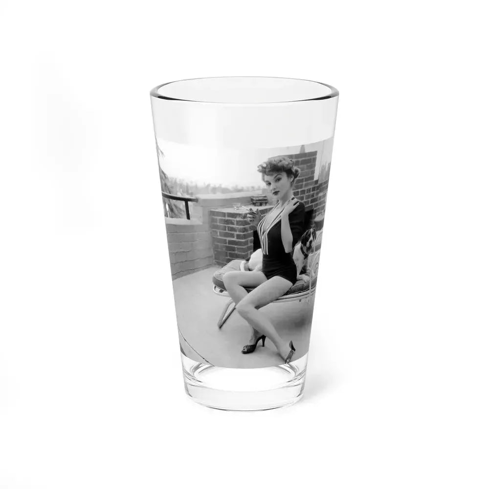 Allison Hayes #190 (Vintage Female Icon) Pint Glass 16oz 16oz - Go Mug Yourself