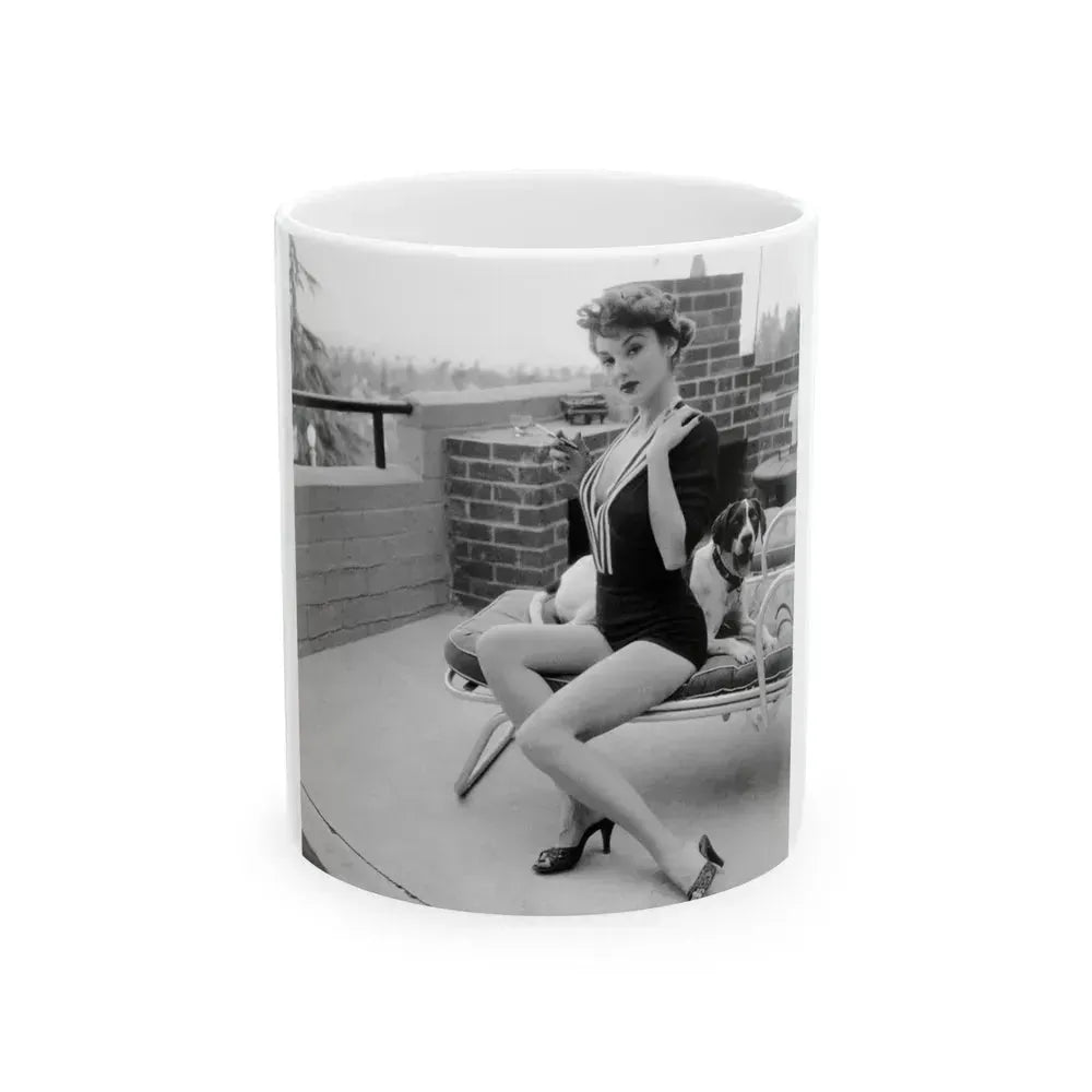 Allison Hayes #190 (Vintage Female Icon) White Coffee Mug 11oz - Go Mug Yourself