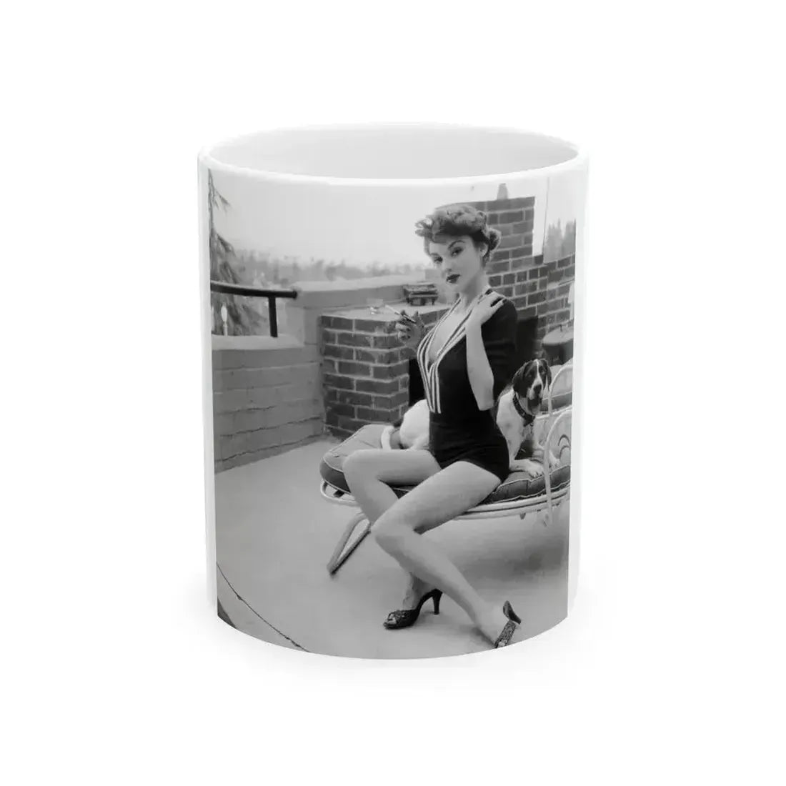 Allison Hayes #190 (Vintage Female Icon) White Coffee Mug 11oz - Go Mug Yourself