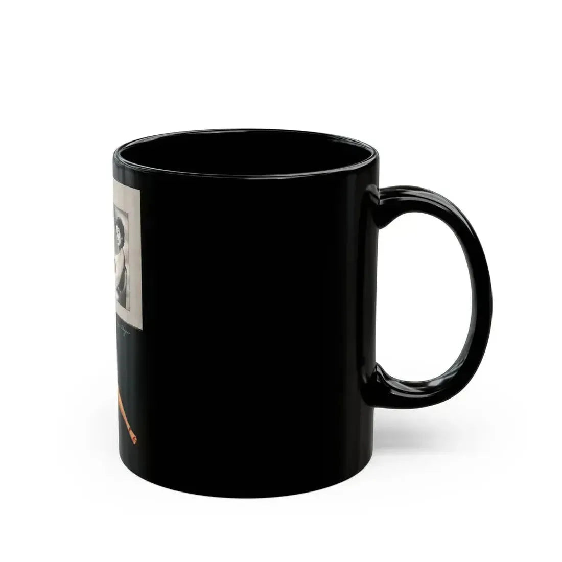 Allison Hayes #191 - Modern Screen Pin-Ups Mag. Issue #1 (Vintage Female Icon) Black Coffee Mug - Go Mug Yourself
