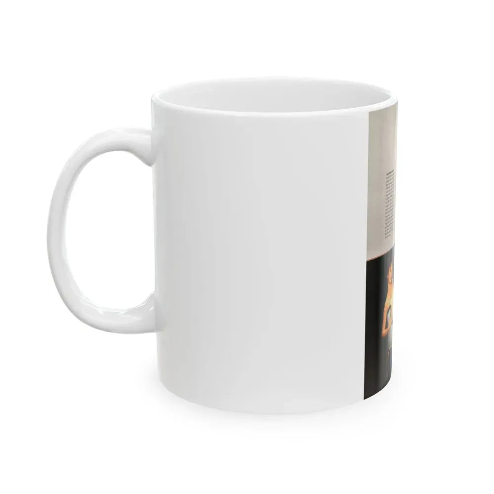 Allison Hayes #191 - Modern Screen Pin-Ups Mag. Issue #1 (Vintage Female Icon) White Coffee Mug - Go Mug Yourself