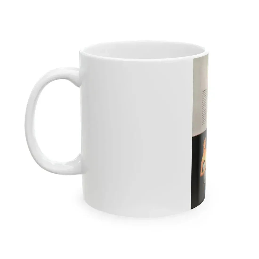 Allison Hayes #191 - Modern Screen Pin-Ups Mag. Issue #1 (Vintage Female Icon) White Coffee Mug - Go Mug Yourself