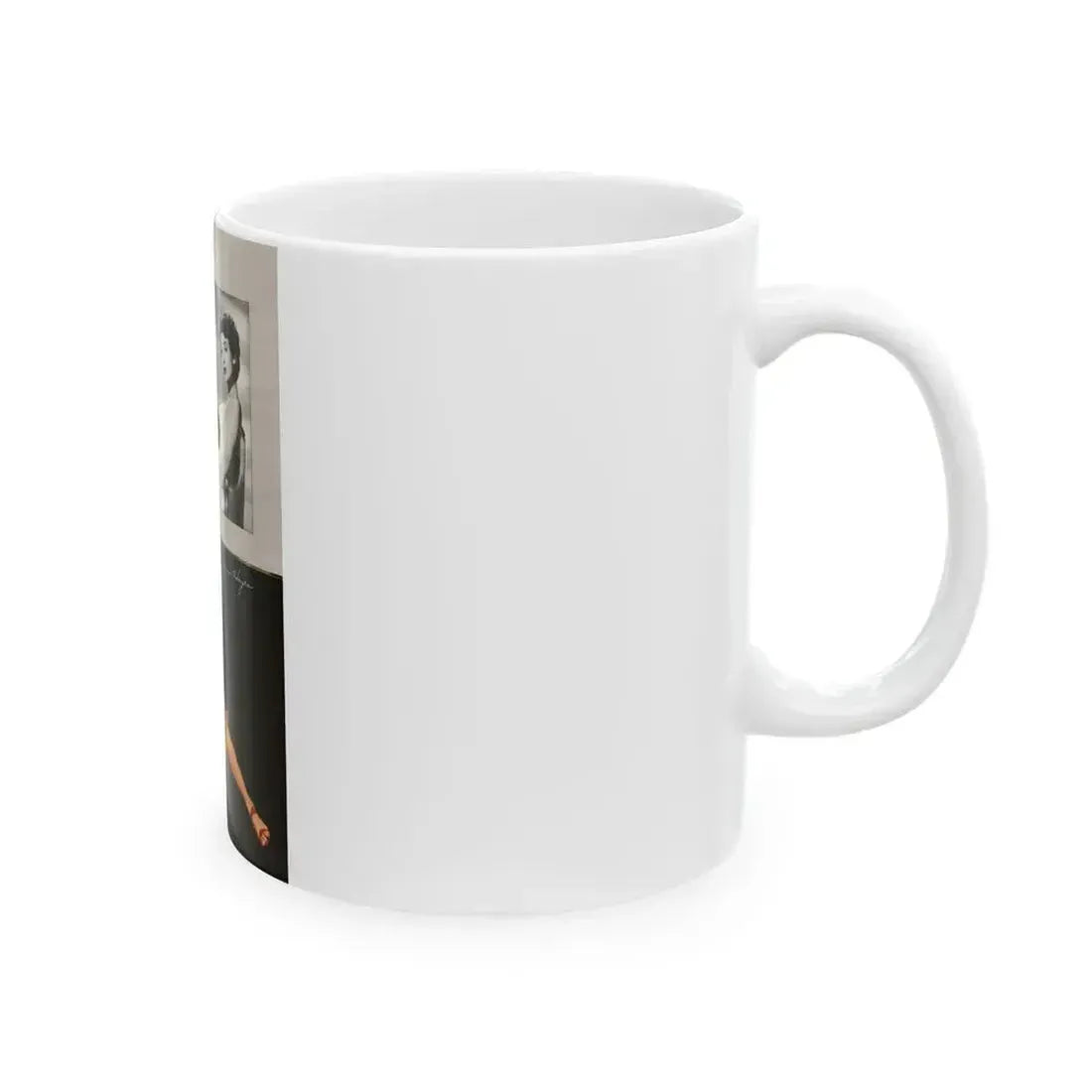 Allison Hayes #191 - Modern Screen Pin-Ups Mag. Issue #1 (Vintage Female Icon) White Coffee Mug - Go Mug Yourself