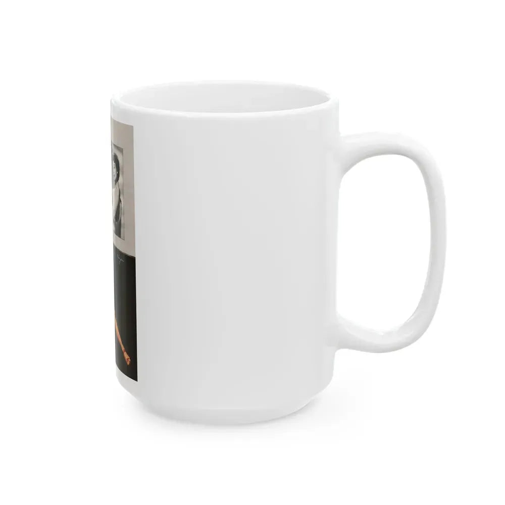 Allison Hayes #191 - Modern Screen Pin-Ups Mag. Issue #1 (Vintage Female Icon) White Coffee Mug - Go Mug Yourself