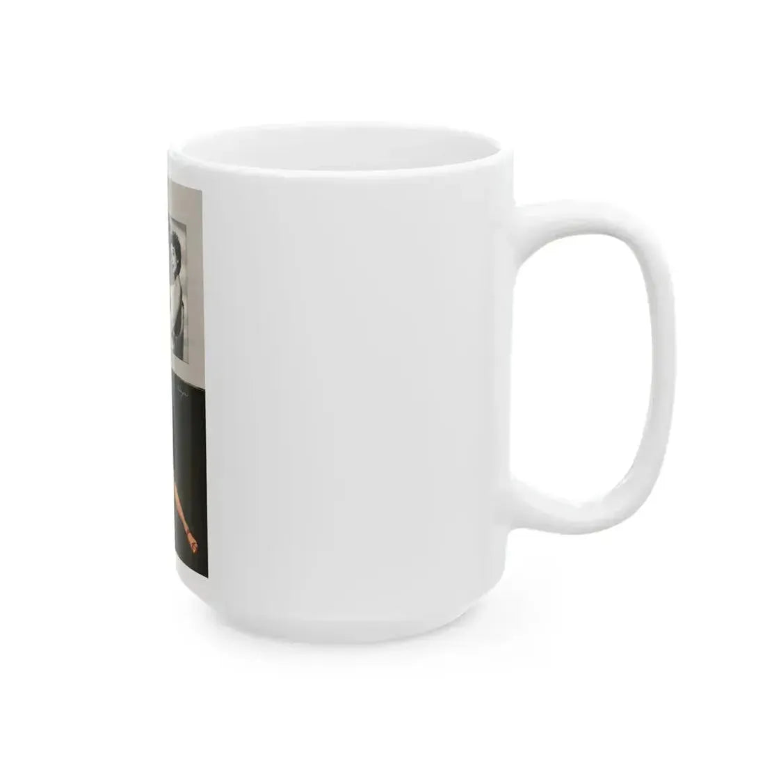 Allison Hayes #191 - Modern Screen Pin-Ups Mag. Issue #1 (Vintage Female Icon) White Coffee Mug - Go Mug Yourself