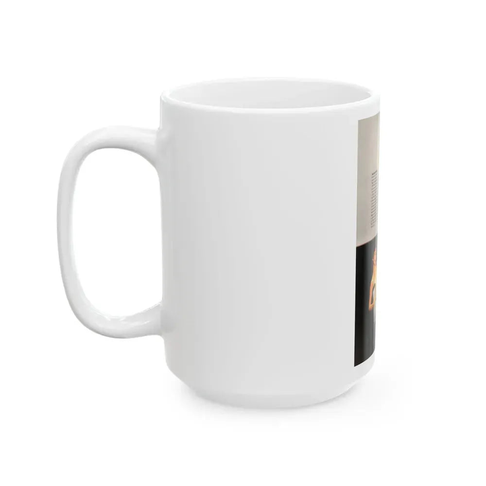 Allison Hayes #191 - Modern Screen Pin-Ups Mag. Issue #1 (Vintage Female Icon) White Coffee Mug - Go Mug Yourself