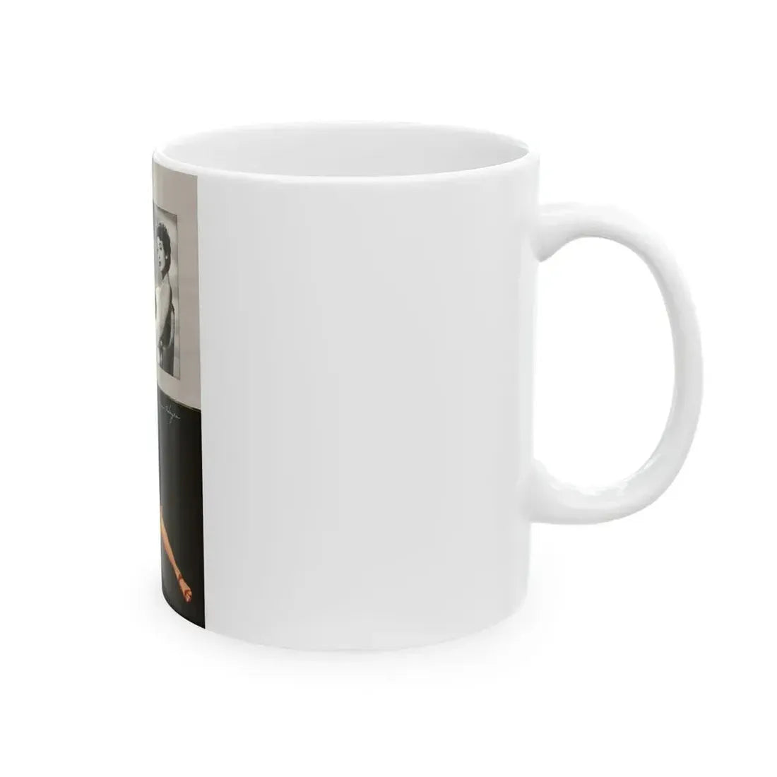 Allison Hayes #191 - Modern Screen Pin-Ups Mag. Issue #1 (Vintage Female Icon) White Coffee Mug - Go Mug Yourself