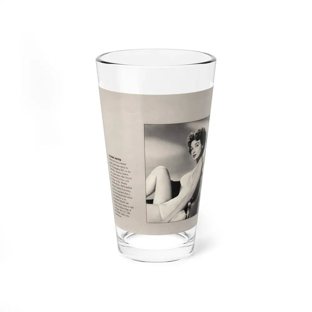 Allison Hayes #192 - Modern Screen Pin-Ups Mag. Issue #1 (Vintage Female Icon) Pint Glass 16oz 16oz - Go Mug Yourself