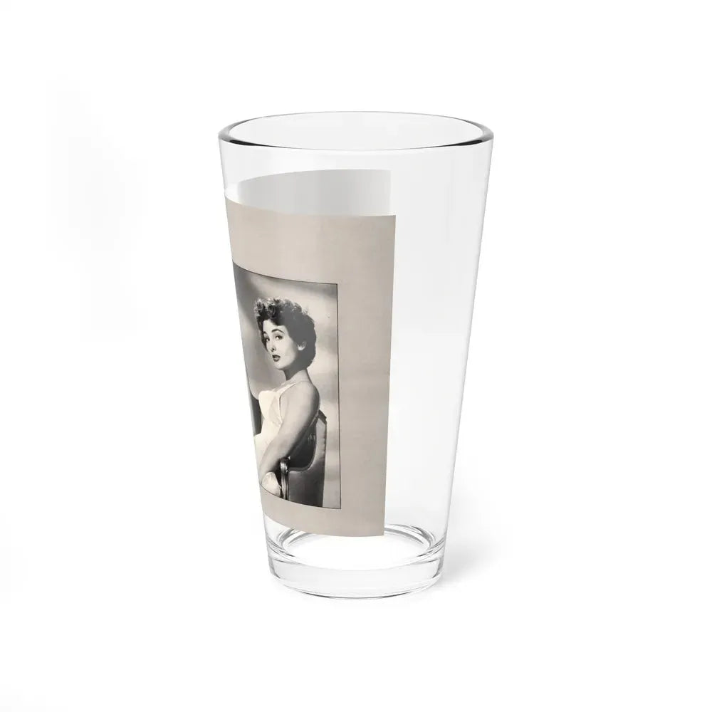 Allison Hayes #192 - Modern Screen Pin-Ups Mag. Issue #1 (Vintage Female Icon) Pint Glass 16oz - Go Mug Yourself