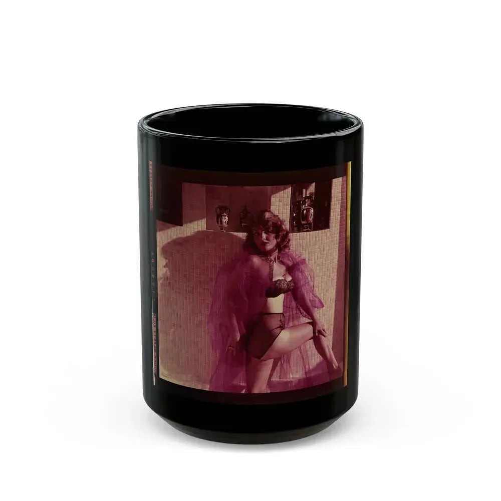 Allison Hayes #197 (Vintage Female Icon) Black Coffee Mug 15oz - Go Mug Yourself