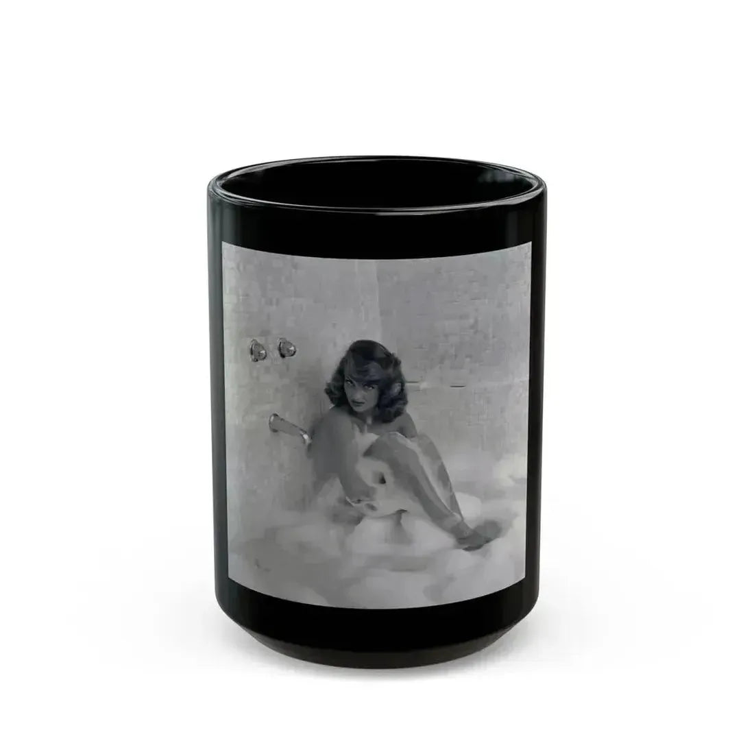 Allison Hayes #202 (Vintage Female Icon) Black Coffee Mug 15oz - Go Mug Yourself
