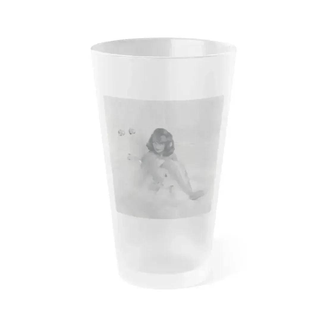 Allison Hayes #202 (Vintage Female Icon) Frosted Pint Glass 16oz 16oz Frosted - Go Mug Yourself